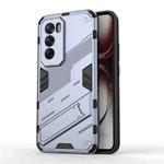 For OPPO Reno12 Pro Global Punk Armor 2 in 1 PC + TPU Phone Case with Holder(Grey)