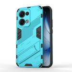 For OPPO Reno13 5G Global Punk Armor 2 in 1 PC + TPU Phone Case with Holder(Blue)