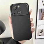 For iPhone 15 Plus Liquid Silicone Phone Case(Black)