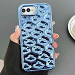 For iPhone 8 Plus / 7 Plus / 6 Plus Cloud Texture Electroplated TPU Phone Case(Blue)
