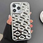 For iPhone 11 Pro Cloud Texture Electroplated TPU Phone Case(Silver)