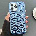 For iPhone 11 Pro Cloud Texture Electroplated TPU Phone Case(Blue)