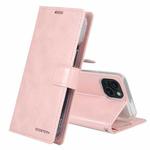 For iPhone 15 GOOSPERY BLUE MOON Crazy Horse Texture Leather Phone Case(Rose Gold)