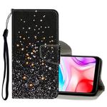 For Xiaomi Redmi 8 Colored Drawing Pattern Horizontal Flip Leather Case with Holder & Card Slots & Wallet(Black Star)