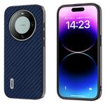 For Huawei Mate 60 ABEEL Carbon Fiber Texture Protective Phone Case(Dark Blue)