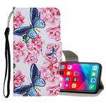 For iPhone XS Max Colored Drawing Pattern Horizontal Flip Leather Case with Holder & Card Slots & Wallet(Dragonfly Flower)