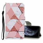 For iPhone 11 Pro Colored Drawing Pattern Horizontal Flip Leather Case with Holder & Card Slots & Wallet(Marble)