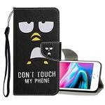 For iPhone 8 / 7 Colored Drawing Pattern Horizontal Flip Leather Case with Holder & Card Slots & Wallet(Penguin)