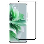 For OPPO Reno11 Pro Global 9H HD 3D Curved Edge Tempered Glass Film(Black)