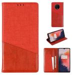 For OnePlus 7T MUXMA MX109 Horizontal Flip Leather Case with Holder & Card Slot & Wallet(Red)