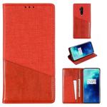 For OnePlus 7T Pro MUXMA MX109 Horizontal Flip Leather Case with Holder & Card Slot & Wallet(Red)