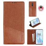 For OnePlus 8 MUXMA MX109 Horizontal Flip Leather Case with Holder & Card Slot & Wallet(Brown)