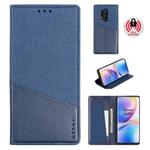 For OnePlus 8 Pro MUXMA MX109 Horizontal Flip Leather Case with Holder & Card Slot & Wallet(Blue)
