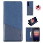 For Sony Xperia 1 II MUXMA MX109 Horizontal Flip Leather Case with Holder & Card Slot & Wallet(Blue)