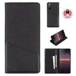 For Sony Xperia 10 II MUXMA MX109 Horizontal Flip Leather Case with Holder & Card Slot & Wallet(Black)