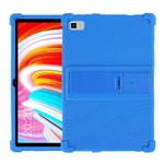 For Teclast M40 Shockproof Silicone Tablet Protective Case with Holder(Blue)