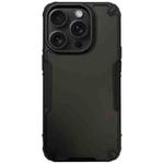 For iPhone 15 Pro Max Anti-slip Edge Fog Feel Phone Case(Black)