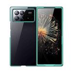 For Xiaomi Mix Fold 3 Full Coverage Electroplate PC Transparent Phone Case(Green)