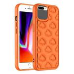 For iPhone 8 Plus / 7 Plus 3D Cloud Pattern TPU Phone Case(Orange)