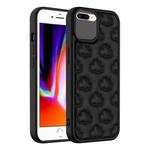 For iPhone 8 Plus / 7 Plus 3D Cloud Pattern TPU Phone Case(Black)