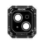 For iPhone 15 Plus WEKOME WTPC-007 Armor Corning Metal Lens Cover Film(Graphite Black)