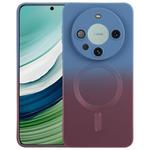 For Huawei Mate 60 Liquid TPU Silicone Gradient MagSafe Phone Case(Blue Purple)