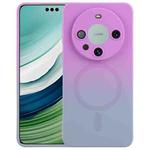 For Huawei Mate 60 Pro / 60 Pro+ Liquid TPU Silicone Gradient MagSafe Phone Case(Purple Grey)