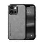 For OnePlus 13T Skin Feel Magnetic Leather Back Phone Case(Light Grey)