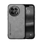 For OnePlus Ace 5 Skin Feel Magnetic Leather Back Phone Case(Light Grey)
