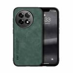 For OnePlus Ace 5 Skin Feel Magnetic Leather Back Phone Case(Green)