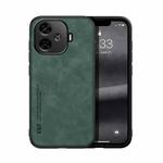 For vivo iQOO Z9 Skin Feel Magnetic Leather Back Phone Case(Green)