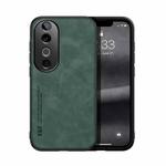 For vivo S19 Skin Feel Magnetic Leather Back Phone Case(Green)