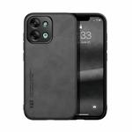 For vivo Y28 4G Skin Feel Magnetic Leather Back Phone Case(Dark Grey)