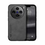 For vivo X200 Pro mini Skin Feel Magnetic Leather Back Phone Case(Dark Grey)