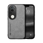 For vivo S20 Pro Skin Feel Magnetic Leather Back Phone Case(Light Grey)
