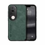 For vivo S20 Pro Skin Feel Magnetic Leather Back Phone Case(Green)