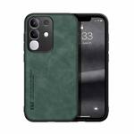 For vivo Y29 4G Skin Feel Magnetic Leather Back Phone Case(Green)