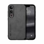 For vivo V50 Lite 4G / 5G Skin Feel Magnetic Leather Back Phone Case(Dark Grey)