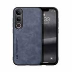 For vivo V50 Lite 4G / 5G Skin Feel Magnetic Leather Back Phone Case(Blue)