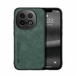 For vivo iQOO 13 Skin Feel Magnetic Leather Back Phone Case(Green)