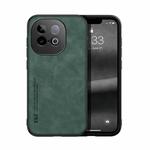 For vivo iQOO Z10 Turbo / Z10 Turbo Pro Skin Feel Magnetic Leather Back Phone Case(Green)
