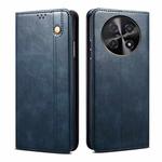 For Huawei nova 12i 4G Global Oil Wax Crazy Horse Texture Leather Phone Case(Blue)