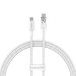 Baseus Explorer Series 100W USB-C / Type-C to USB-C / Type-C Smart Temperature Control Fast Charging Data Cable, Length:1m(White)