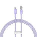 Baseus Explorer Series 100W USB-C / Type-C to USB-C / Type-C Smart Temperature Control Fast Charging Data Cable, Length:1m(Purple)