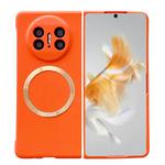 For Huawei Mate X3 Skin Feel PC MagSafe Phone Case(Orange)