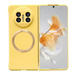 For Huawei Mate X3 Skin Feel PC MagSafe Phone Case(Lemon Yellow)