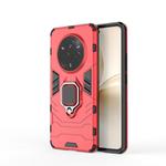 For Realme 14 Pro 5G Global Shockproof PC + TPU Holder Phone Case(Red)