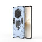 For Realme 14 Pro 5G Global Shockproof PC + TPU Holder Phone Case(Navy Blue)