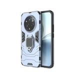 For Realme 14 Pro+ 5G Shockproof PC + TPU Holder Phone Case(Navy Blue)