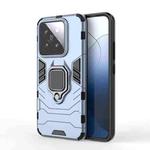 For Xiaomi 14 Shockproof PC + TPU Holder Phone Case(Navy Blue)